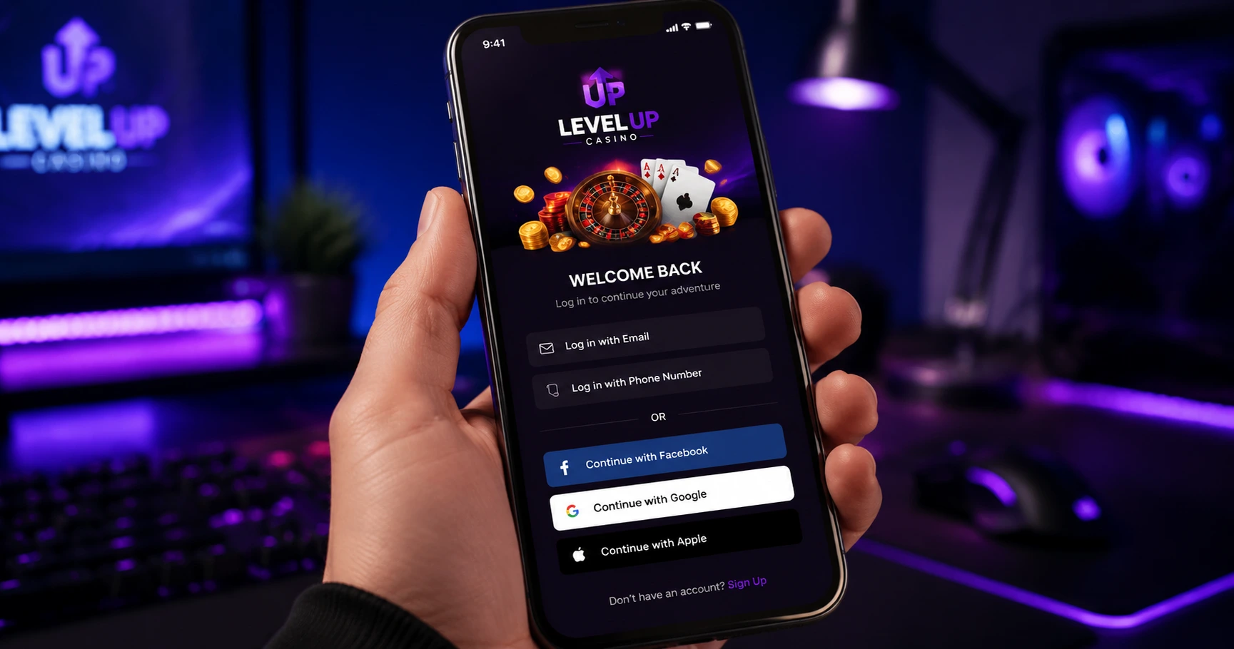 Bảng tổng quan về level up casino login - image 2